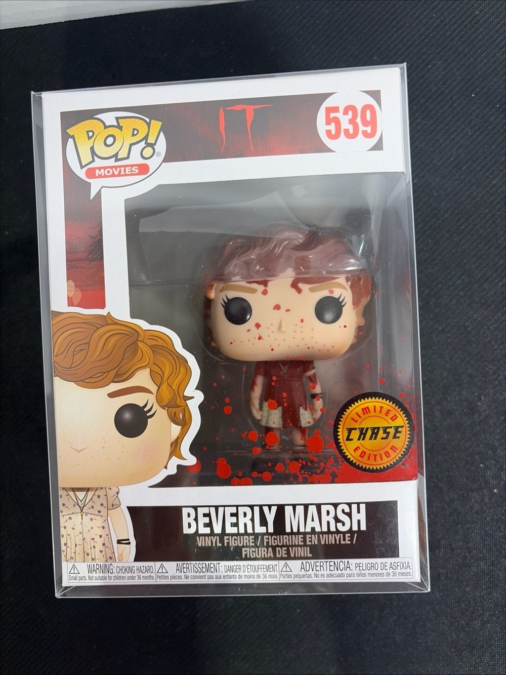 Funko POP! Movies IT Beverly Marsh #539 Limited Edition Chase w/ Protector